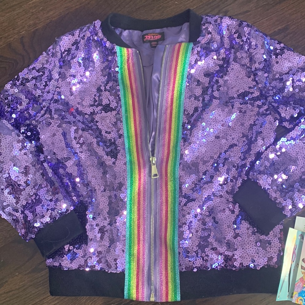 JOJO SIWA SEQUIN TRACK DREAM JACKET - Picture 1 of 4